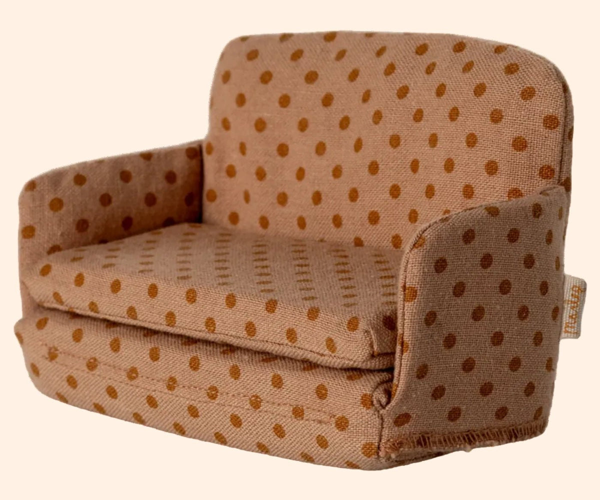 Maileg Sofa Bed, Mouse - Dots | HONEYPIEKIDS.COM