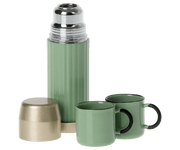 Maileg Thermos and Cups, Mouse - Mint — main view