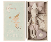 Maileg Tooth Fairy Mouse, Little Sister in Matchbox — main view