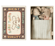 Maileg Twins, Baby Mice in Matchbox — main view