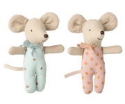 Maileg Twins, Baby Mice in Matchbox — detail