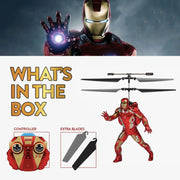 Marvel Avengers Iron Man Flying Figure IR Helicopter – World Tech Toys | HONEYPIEKIDS