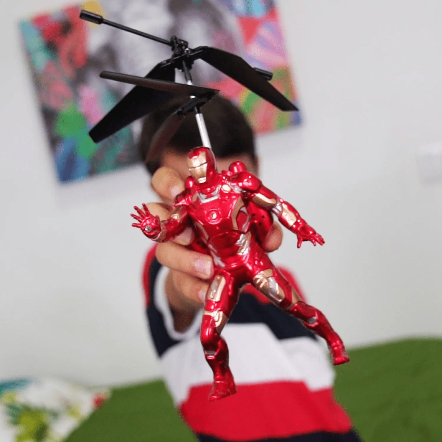 Marvel Avengers Iron Man Flying Figure IR Helicopter – World Tech Toys | HONEYPIEKIDS