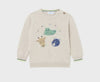Mayoral Baby & Toddler Boys Cream Animal Friends Sweater | HONEYPIEKIDS