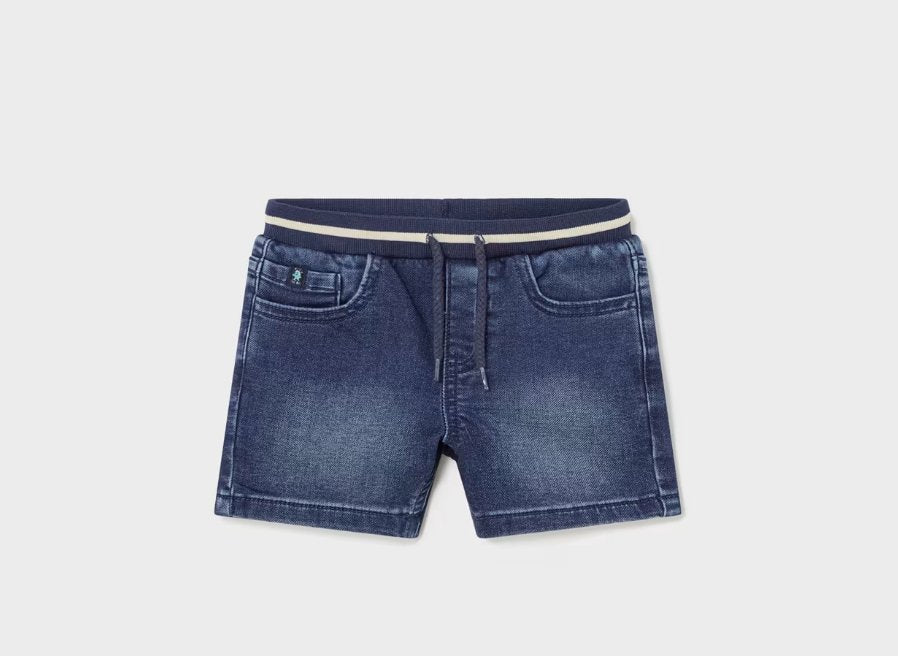 Mayoral Baby & Toddler Boys Dark Blue Denim Shorts | HONEYPIEKIDS 