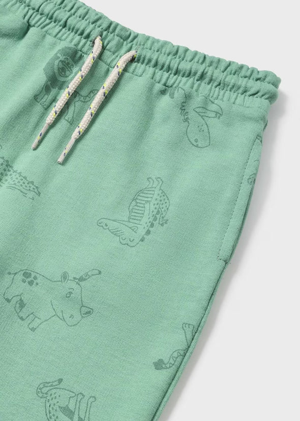 Mayoral Baby & Toddler Boys Green Jungle Animals Sweatshirt and Pants Set