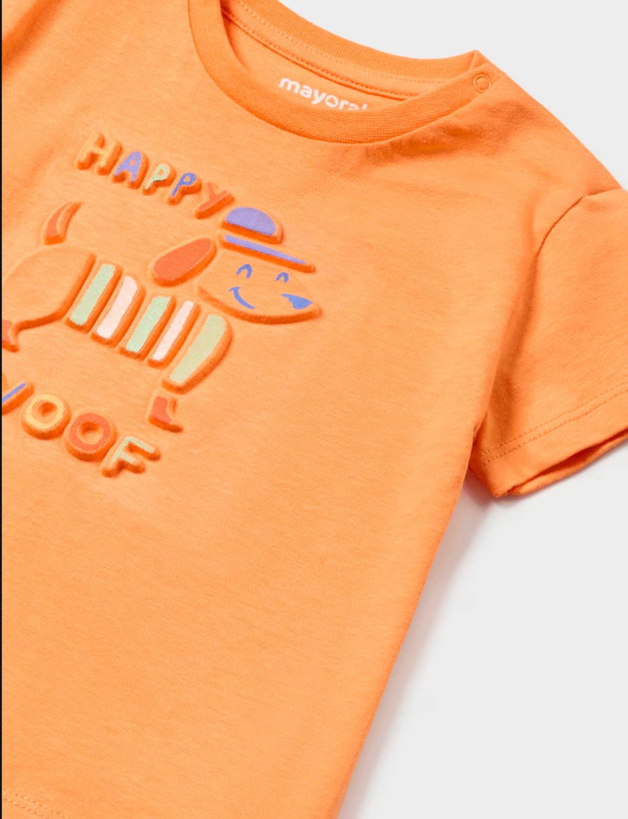 Mayoral Baby & Toddler Boys Orange Happy Dog Shirt | HONEYPIEKIDS 