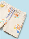 Mayoral Baby & Toddler Boys Tan Puppy Print Shorts | HONEYPIEKIDS