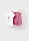 Mayoral Baby & Toddler Girls 3 Piece Bonjour Girl Outfit Set  | HONEYPIEKIDS