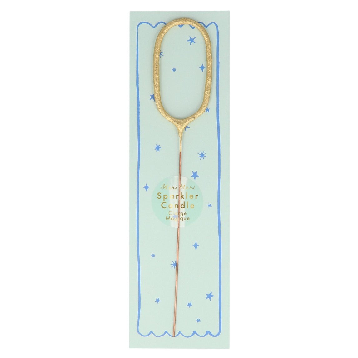 Meri Meri Gold Sparkler Number Birthday Candle (Numbers 0-9) | HONEYPIEKIDS 
