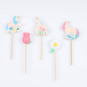 Meri Meri Meadow Unicorns Birthday Candles | HONEYPIEKIDS 