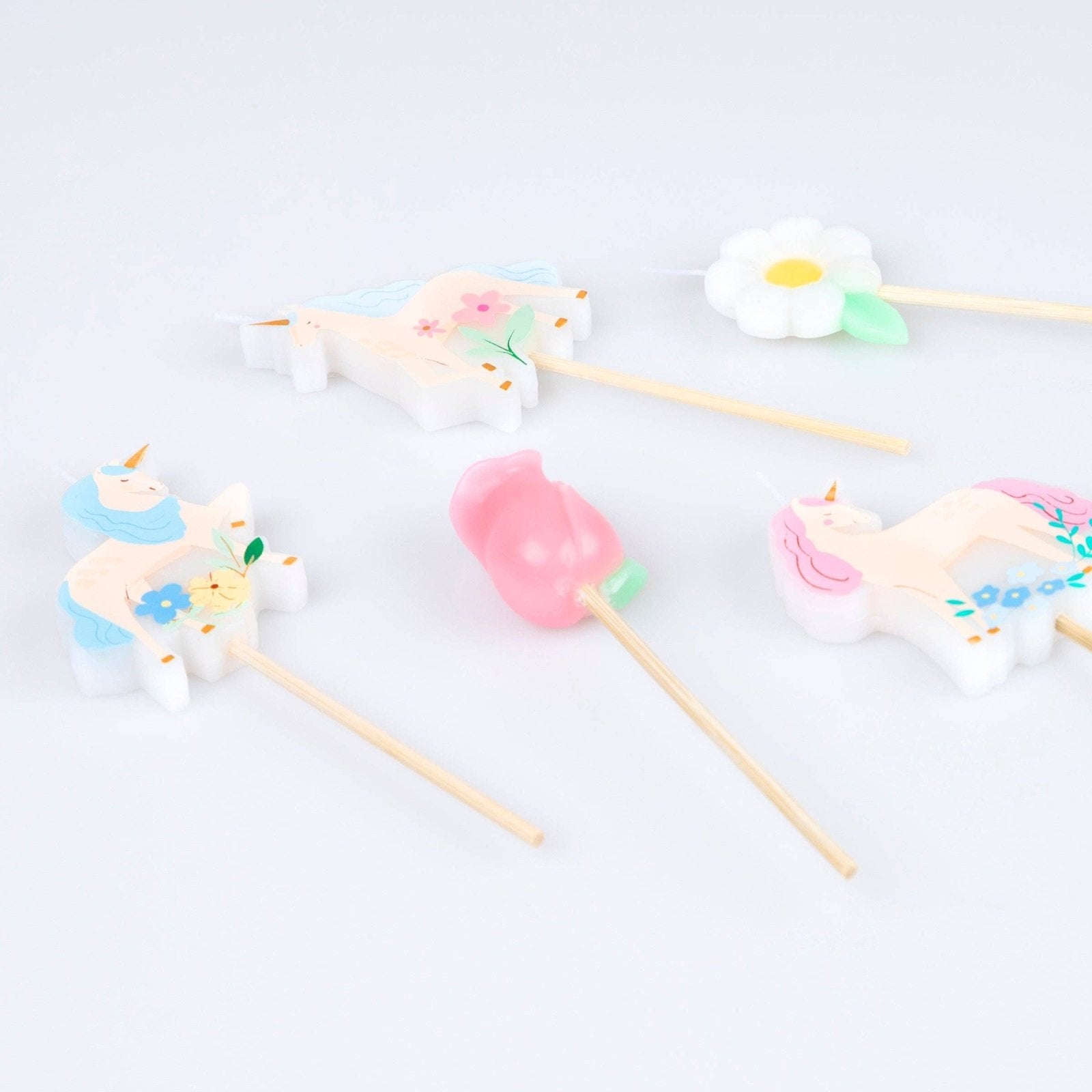 Meri Meri Meadow Unicorns Birthday Candles | HONEYPIEKIDS 