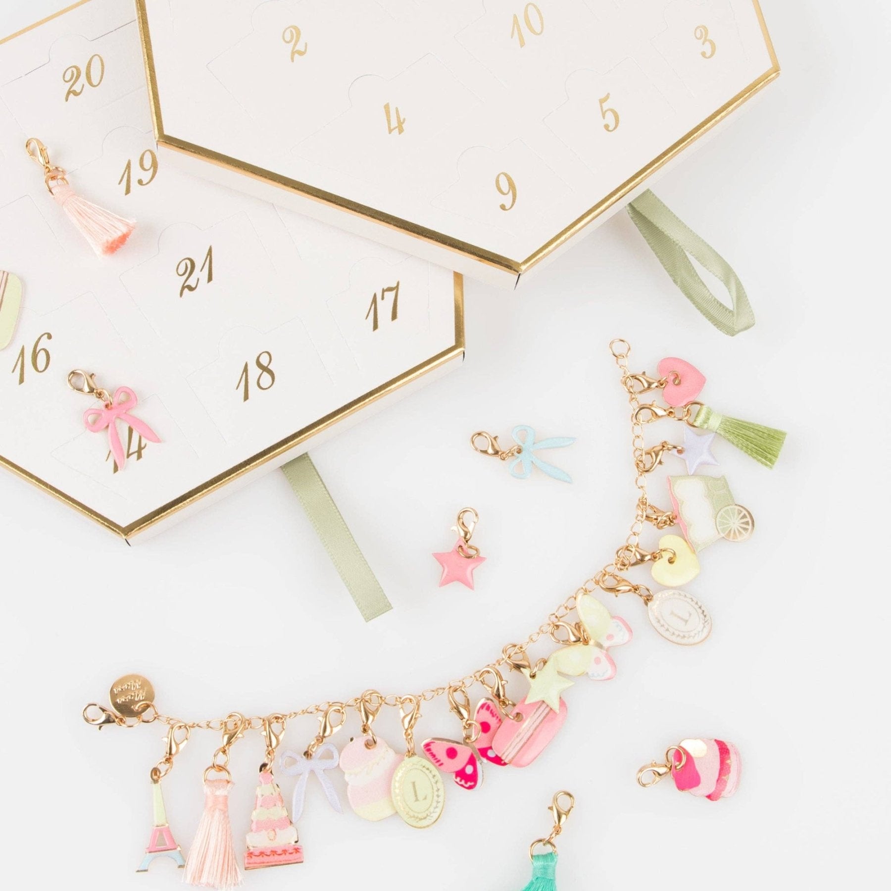 Meri Meri x Ladurée Charm Bracelet Advent Calendar | HONEYPIEKIDS