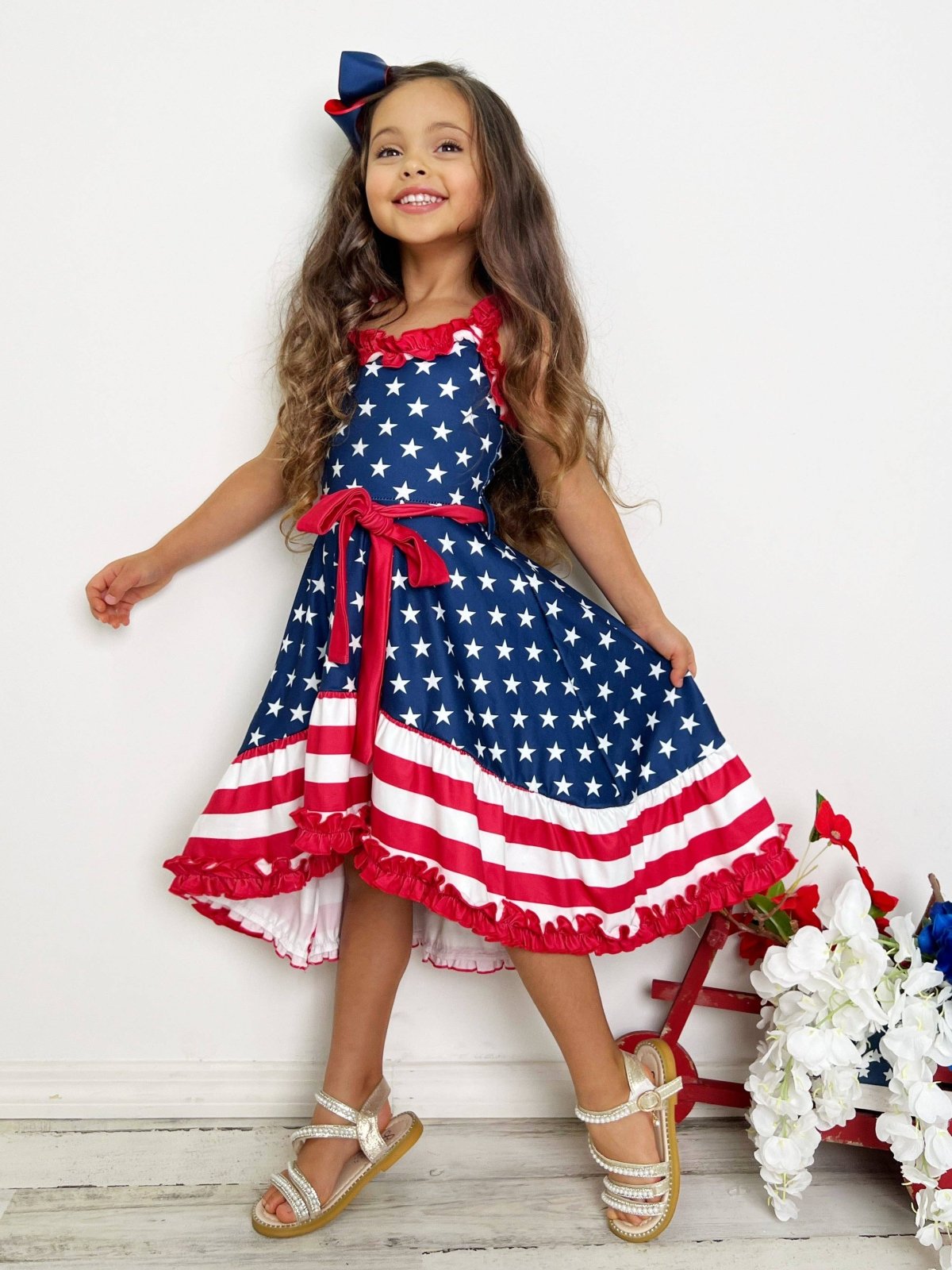 Little Girls You're A Firework Hi Lo Dress | HONEYPIEKIDS 2t/3t Little Girls You're A Firework Hi Lo Dress | HONEYPIEKIDS 2t/3t