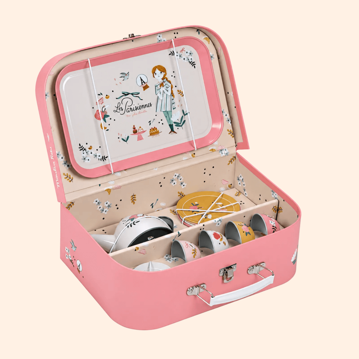 Moulin Roty The Parisiennes Tea Party Tea Set | HONEYPIEKIDS 
