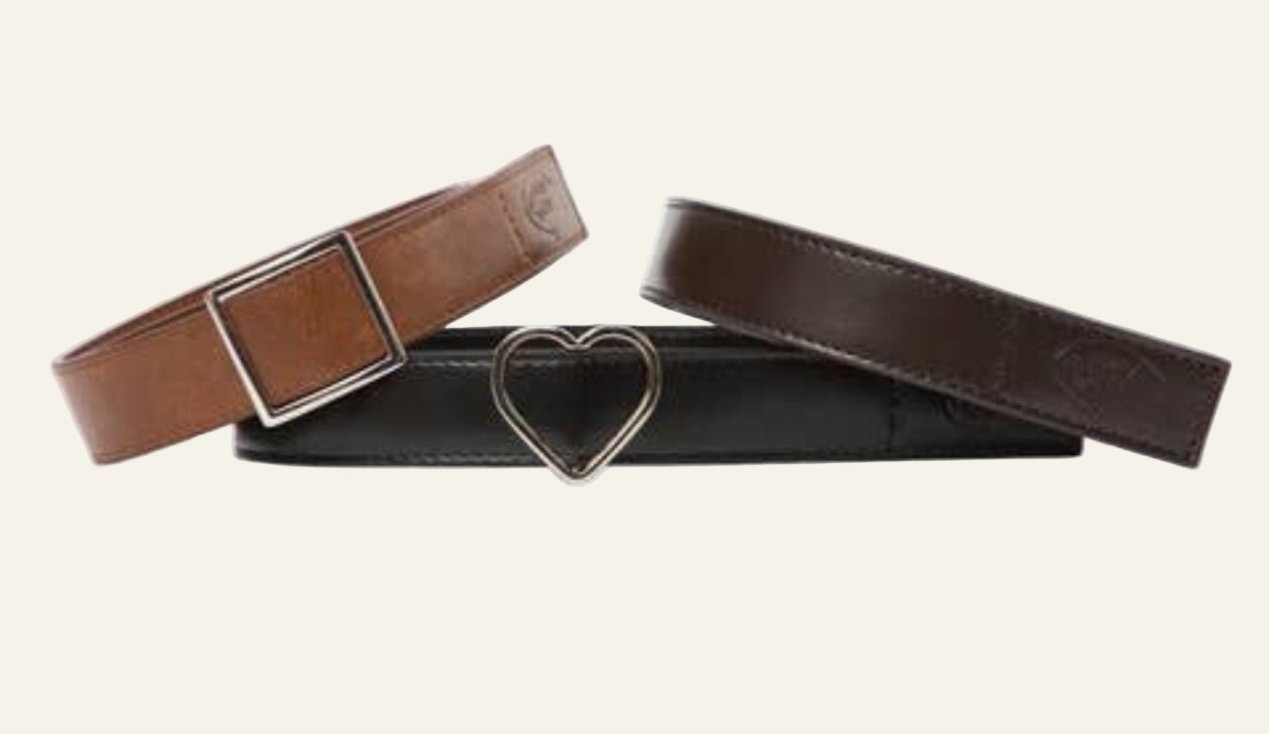 Myself Belts - Square Faux Metal Buckle | HONEYPIEKIDS