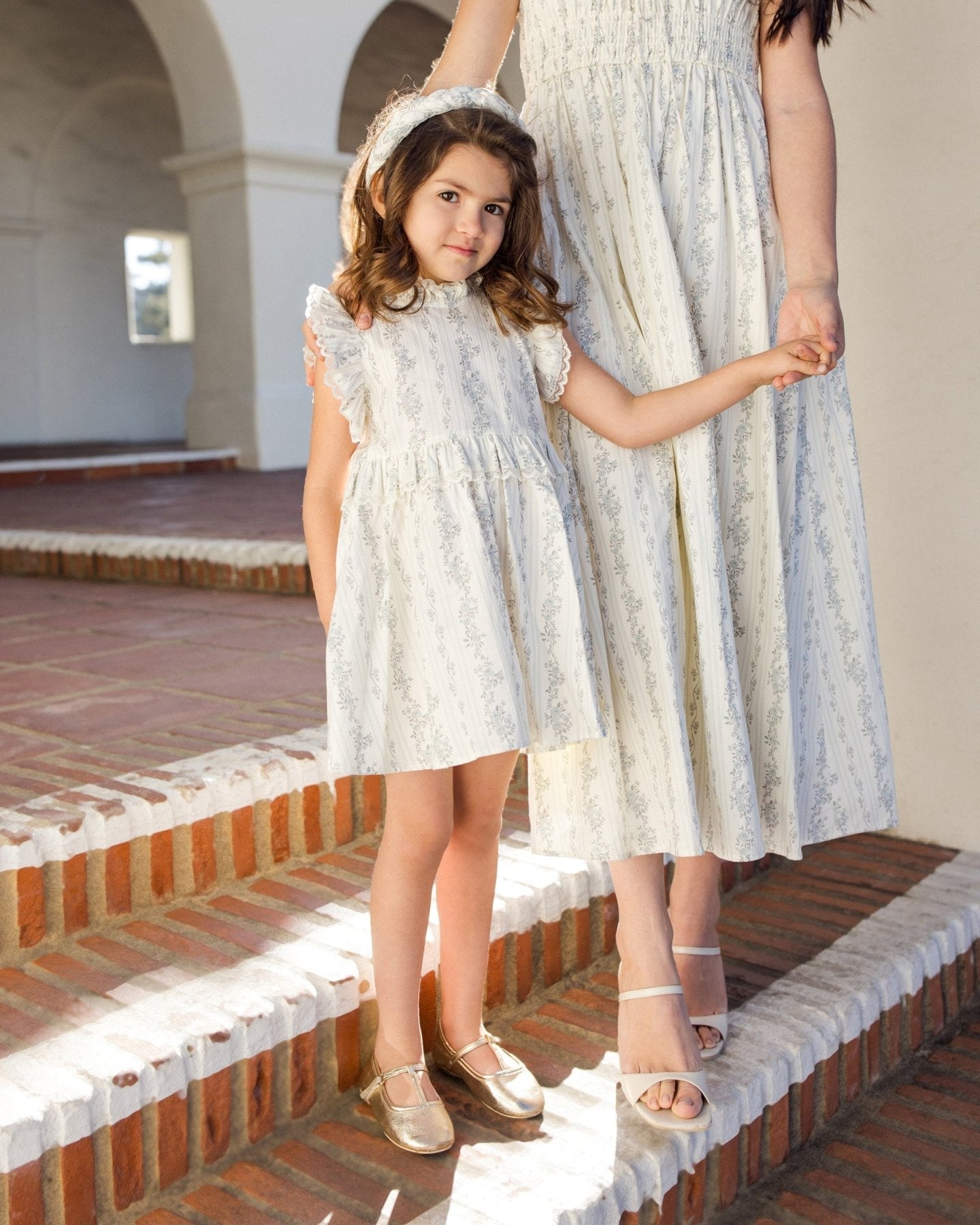 Noralee Alice Dress- French Floral Stripe | HONEYPIEKIDS 