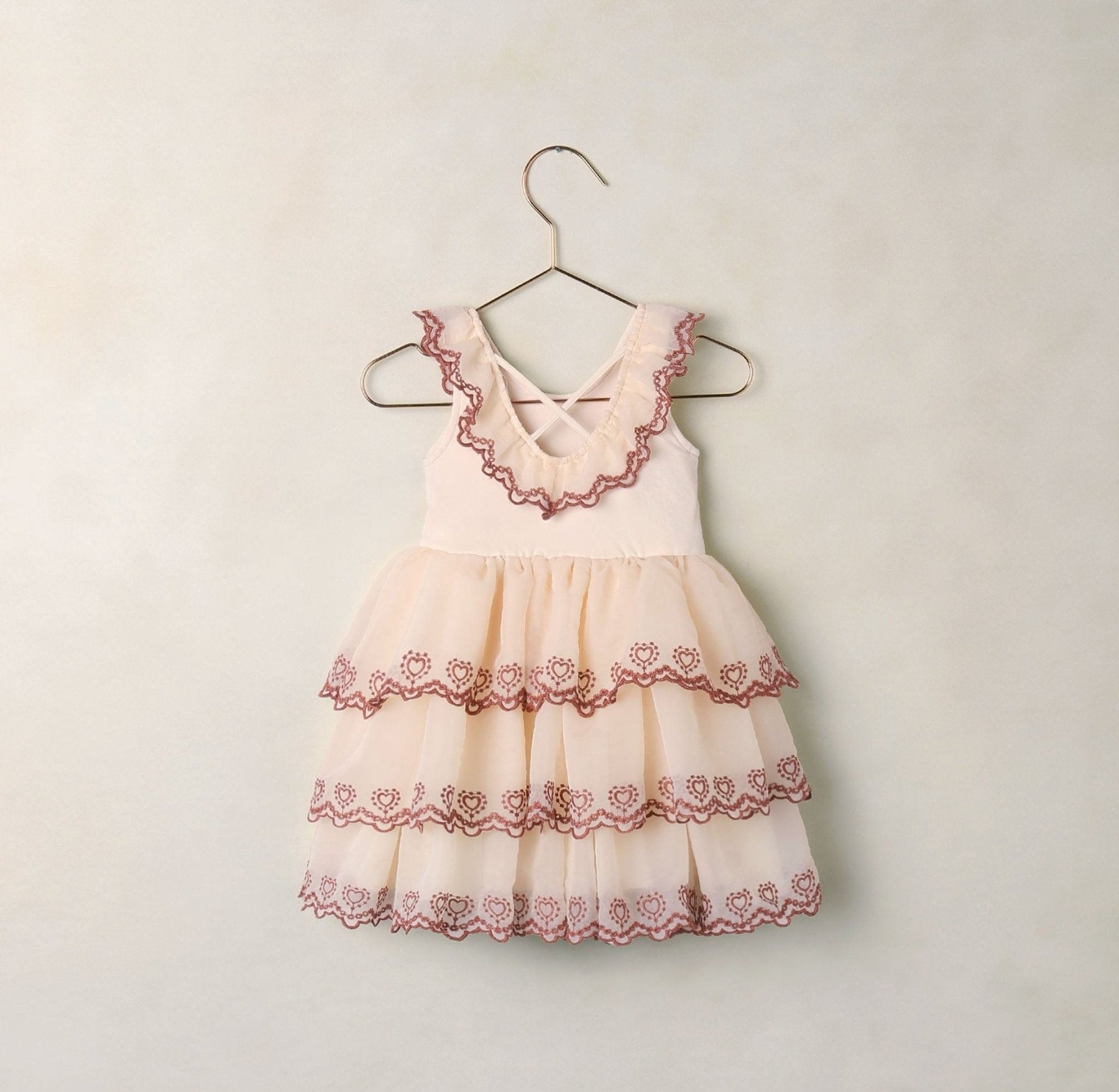 NoraLee Angelina Dress - Pearl | HONEYPIEKIDS 