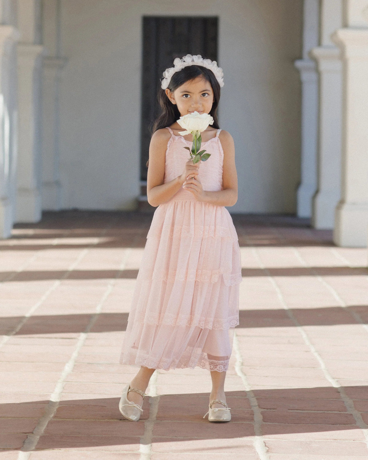NoraLee Audrey Dress in Blush | HONEYPIEKIDS NoraLee Audrey Dress in Blush | HONEYPIEKIDS