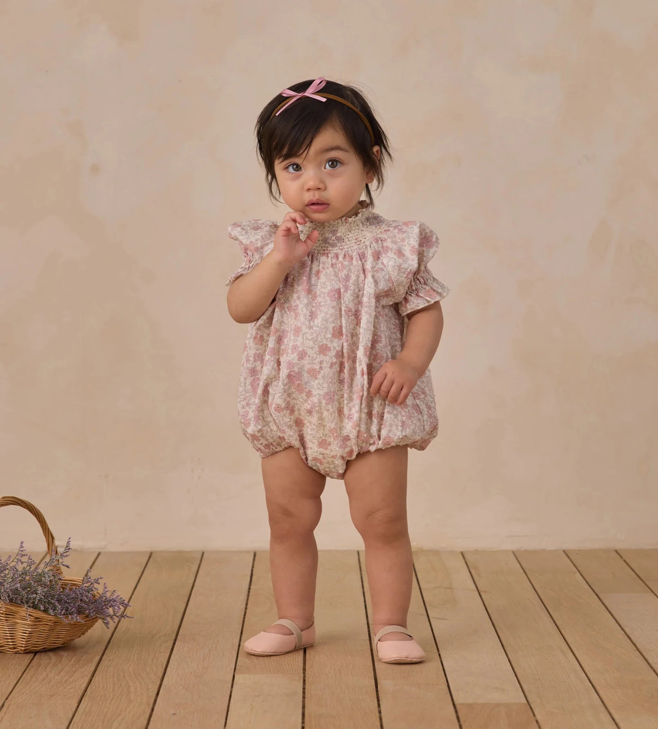 Noralee Baby Maddie Romper - Pastel Garden | HONEYPIEKIDS