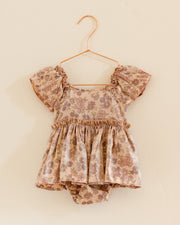 Noralee Baby Margot Romper in Harvest Fleur | HONEYPIEKIDS 