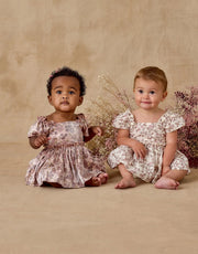 Noralee Baby Margot Romper in Harvest Fleur | HONEYPIEKIDS Noralee Baby Margot Romper in Harvest Fleur | HONEYPIEKIDS