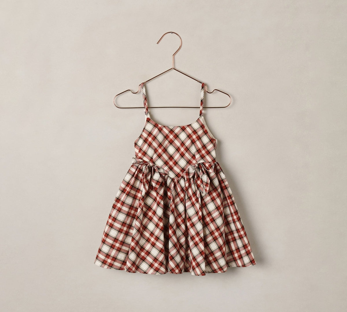 Noralee Betsy Dress - Holiday Ruby Tartan | HONEYPIEKIDS