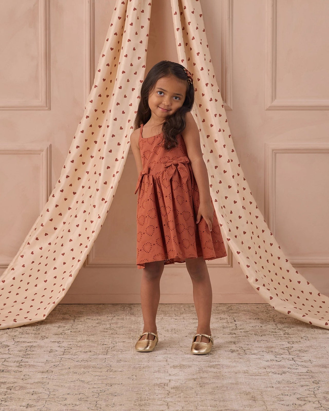 NoraLee Betsy Dress - Red | HONEYPIEKIDS | New Valentines Day Capsule