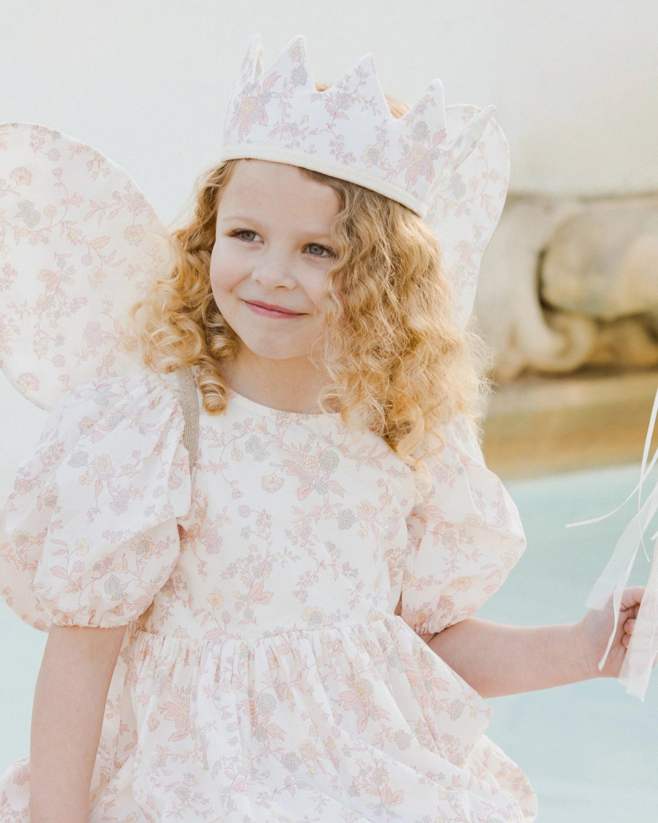 NoraLee Birthday Crown - Pastel Floral | HONEYPIEKIDS 