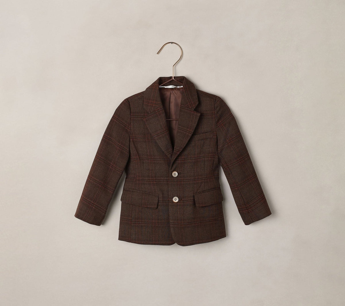 Noralee Boys Sebastian Blazer - Holiday Heathered Plaid | HONEYPIEKIDS