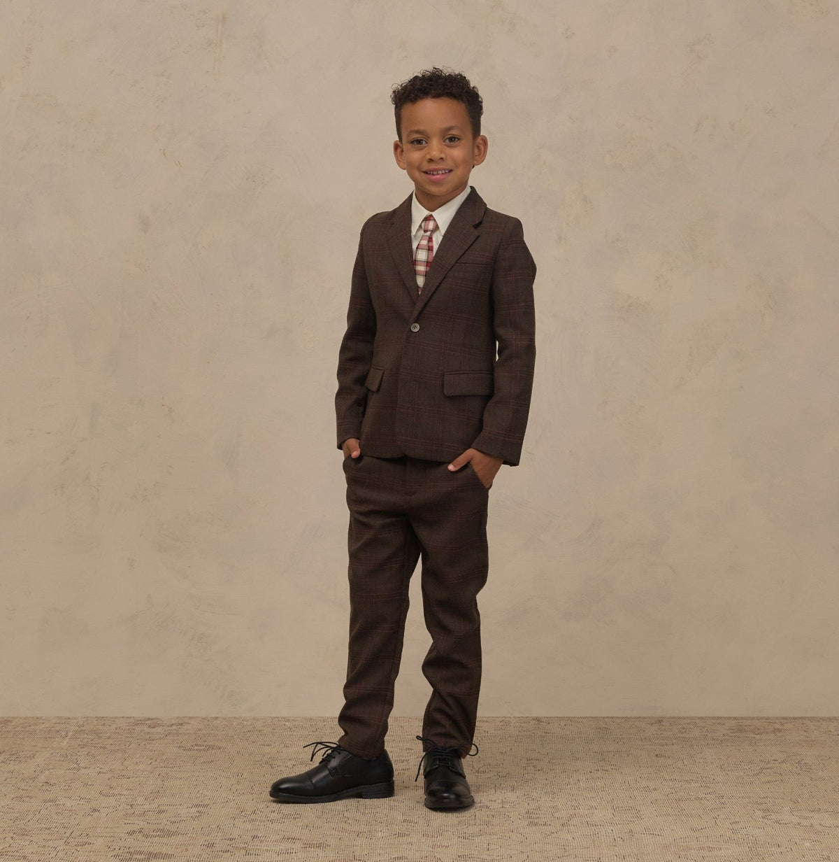 Noralee Sebastian Pant - Heathered Plaid | HONEYPIEKIDS