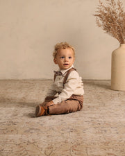 NoraLee Boys Suspender Pants in Copper - Baby and Toddler | HONEYPIEKIDS 