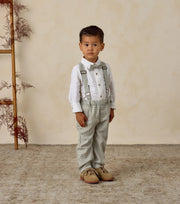 NoraLee Boys Suspender Pants in French Blue | HONEYPIEKIDS 