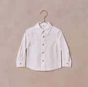 NoraLee Boys White Harrison Button Up Shirt | HONEYPIEKIDS | Boys Suit Shirt