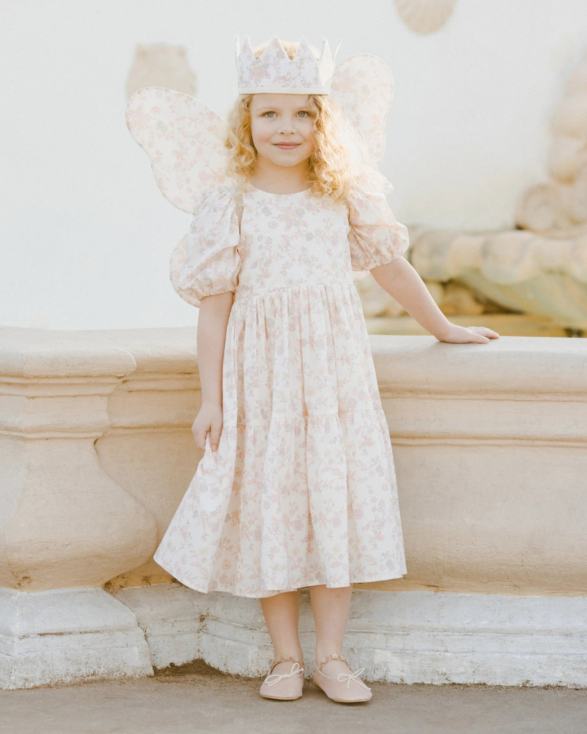 NoraLee Chloe Dress In Pastel Floral | HONEYPIEKIDS
