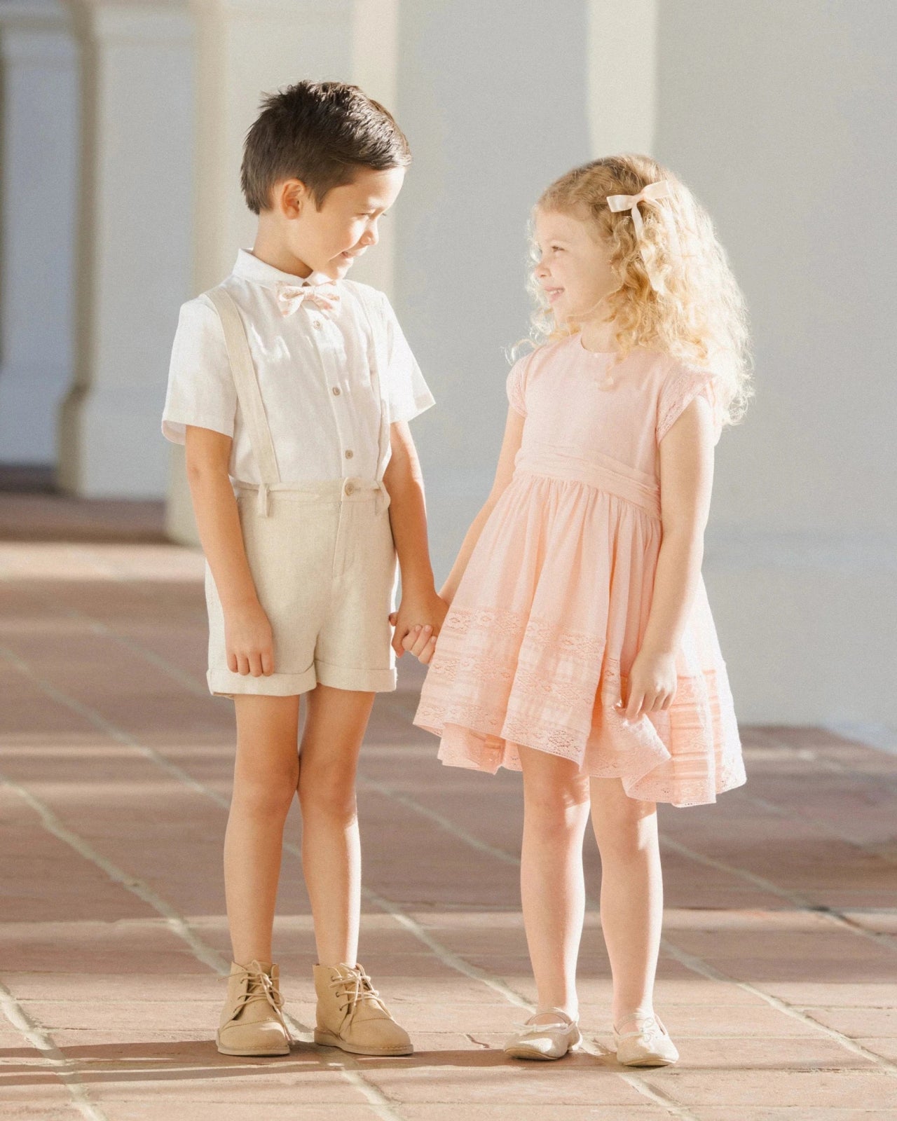 NoraLee Dahlia Dress in Blush | HONEYPIEKIDS NoraLee Dahlia Dress in Blush | HONEYPIEKIDS