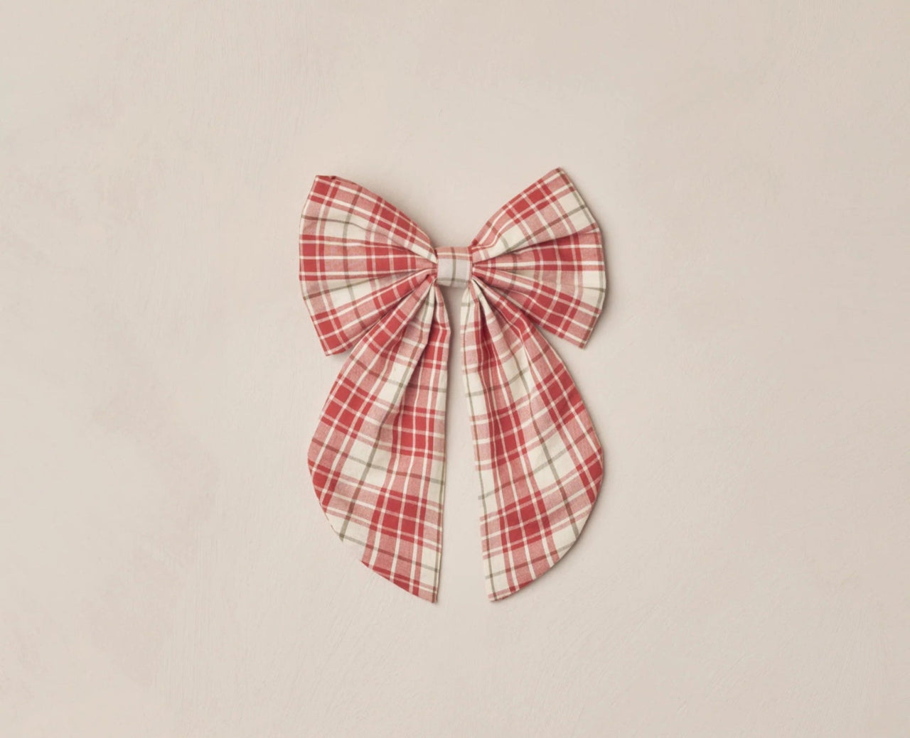 NoraLee Everly Hair Bow -  HOLIDAY TARTAN | HONEYPIEKIDS.COM