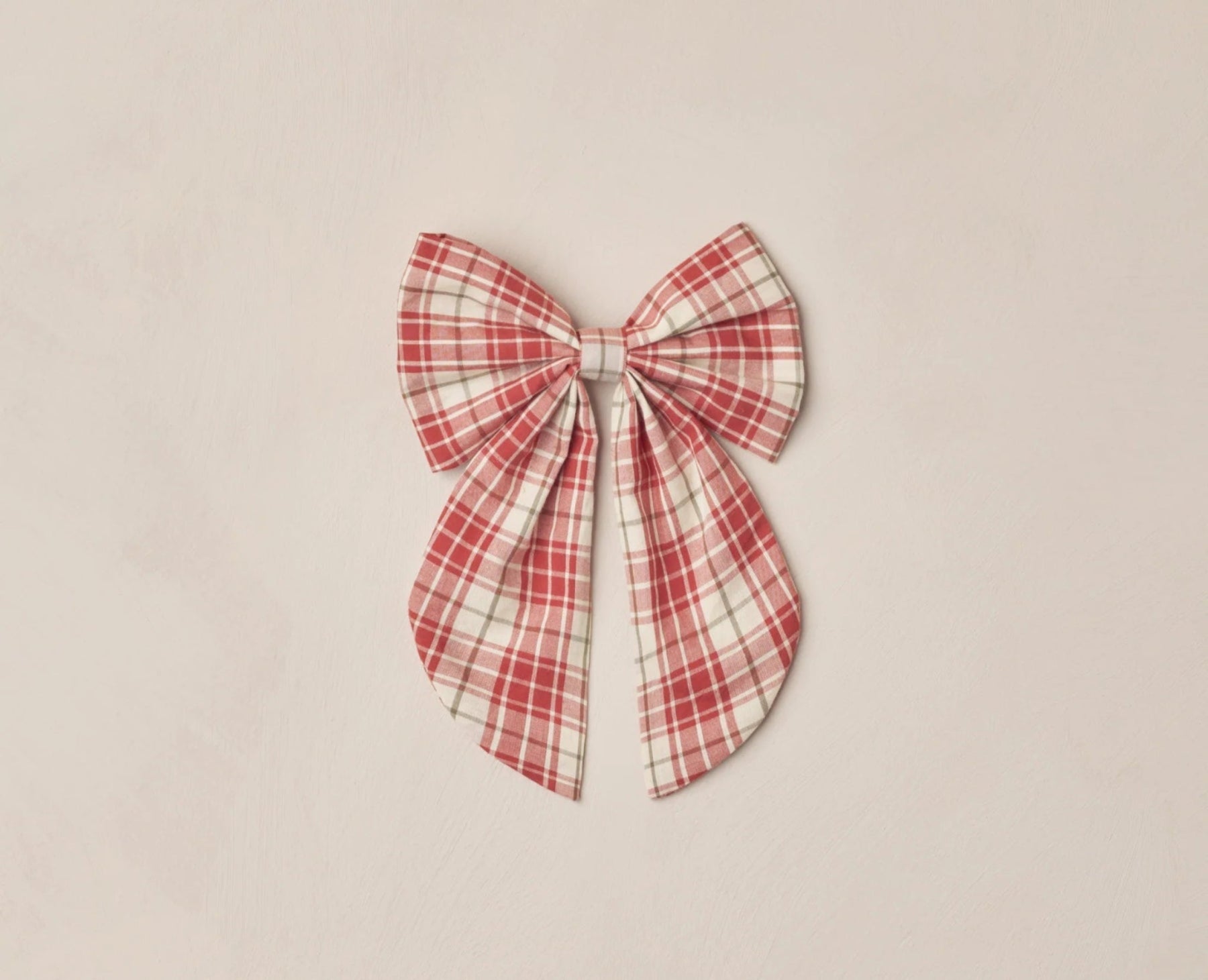 NoraLee Everly Hair Bow -  HOLIDAY TARTAN | HONEYPIEKIDS.COM