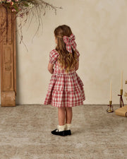 NoraLee Everly Hair Bow -  HOLIDAY TARTAN | HONEYPIEKIDS.COM