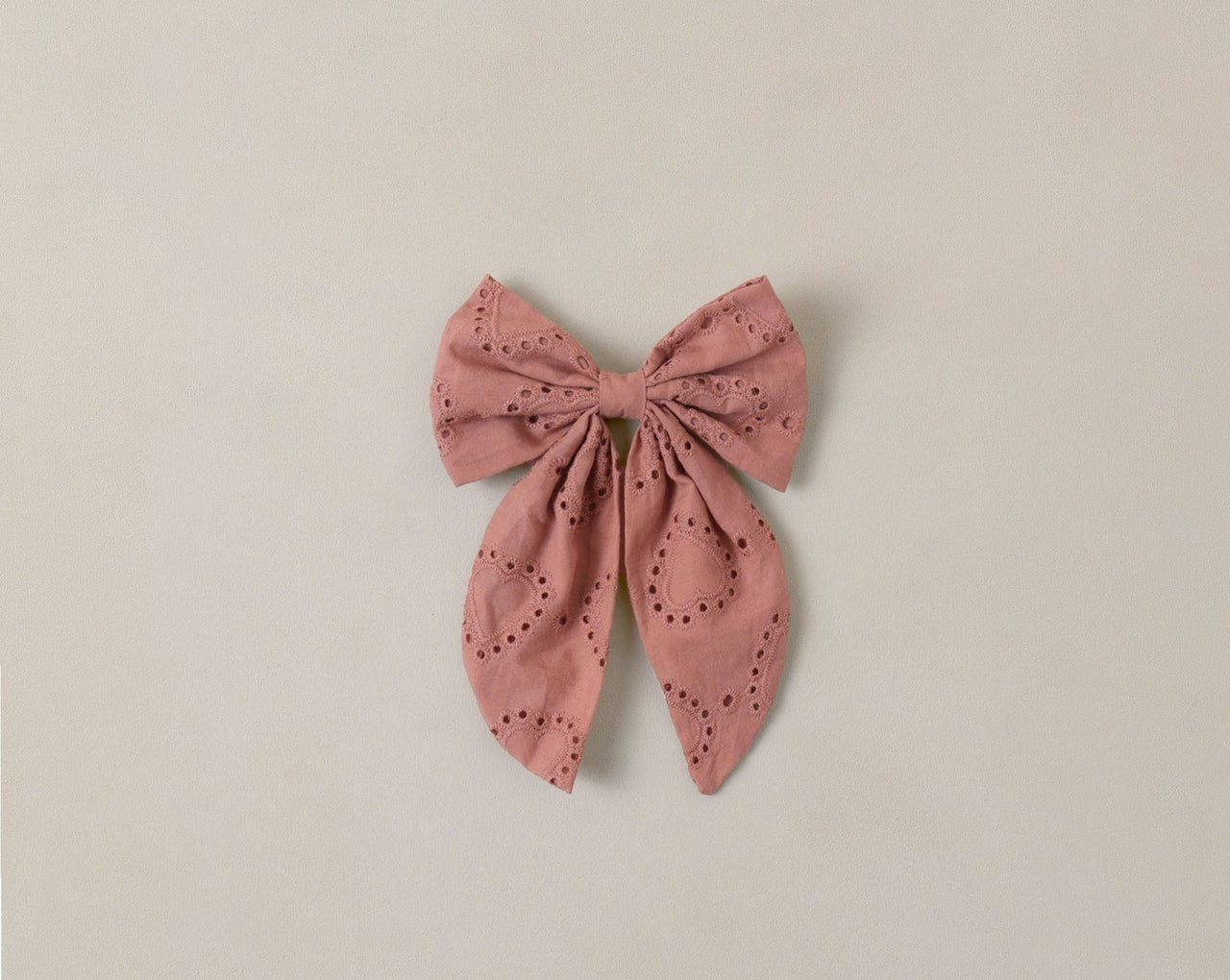 Noralee Everly Hair Bow In Lipstick | HONEYPIEKIDS