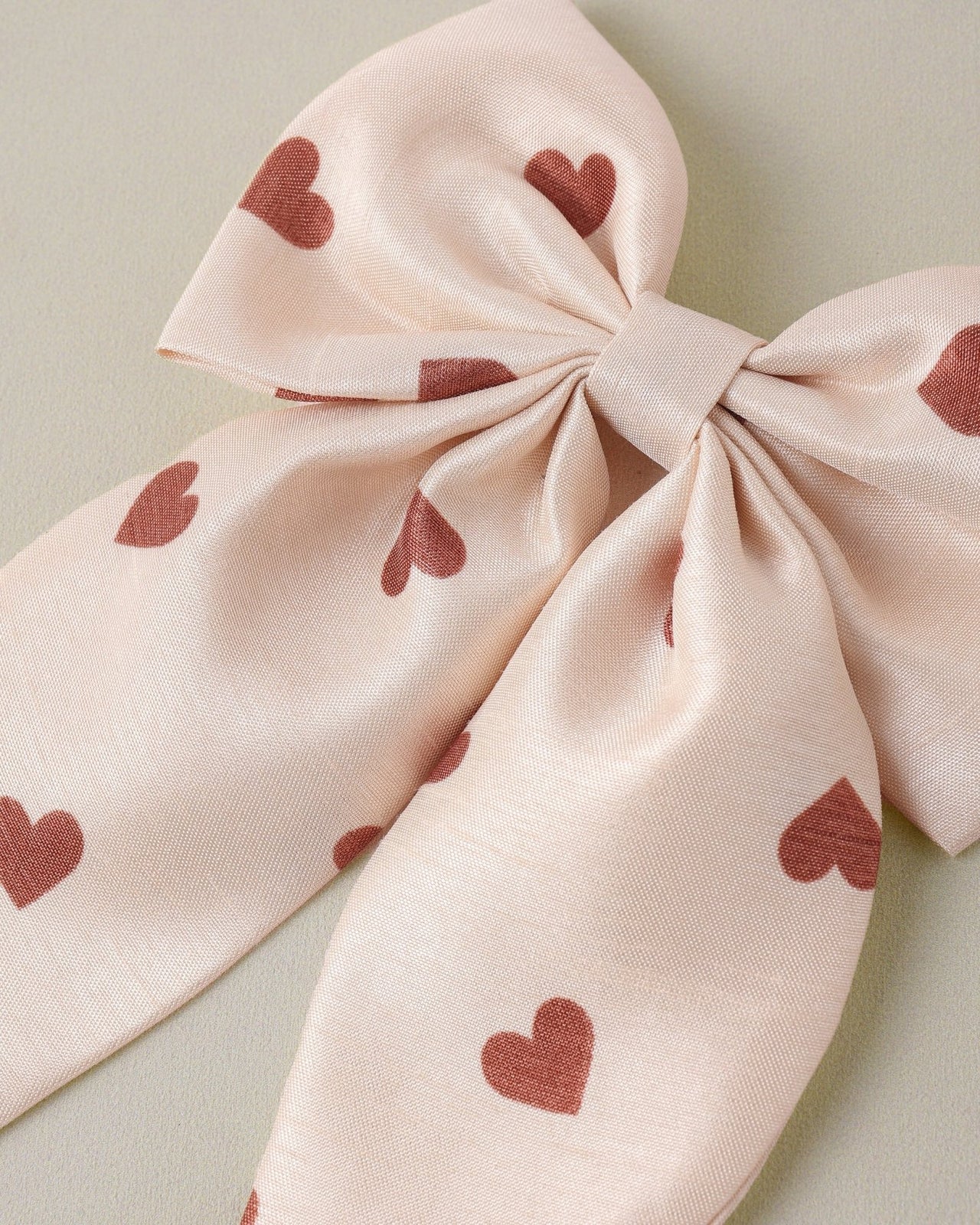 Noralee Everly Hair Bow In Red Hearts | HONEYPIEKIDS