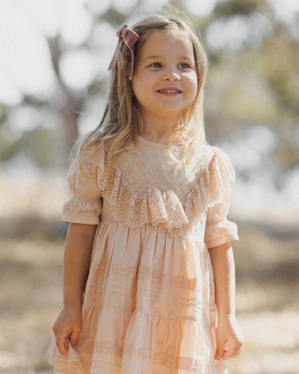 NoraLee Genevieve Dress in Antique | HONEYPIEKIDS NoraLee Genevieve Dress in Antique | HONEYPIEKIDS