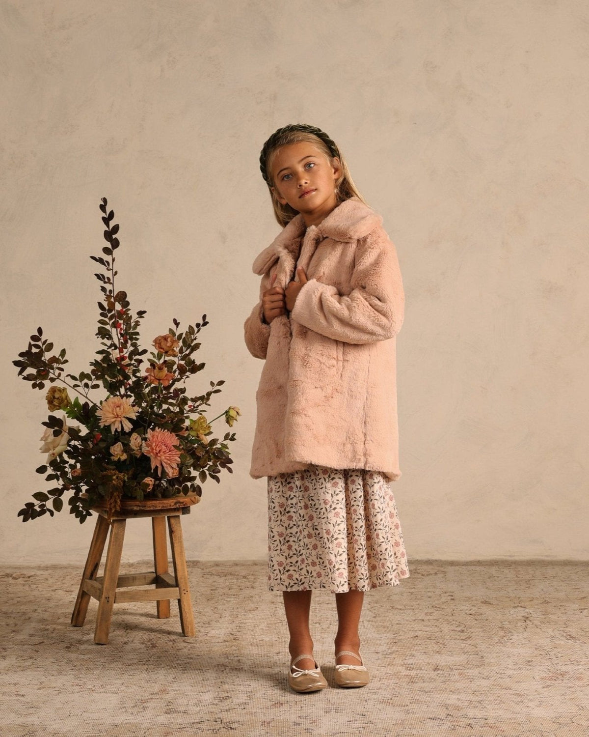 NoraLee Girls Eloise Coat - Antique | HONEYPIEKIDS 