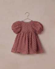 NoraLee Girls Luna Dress in Raspberry | HONEYPIEKIDS