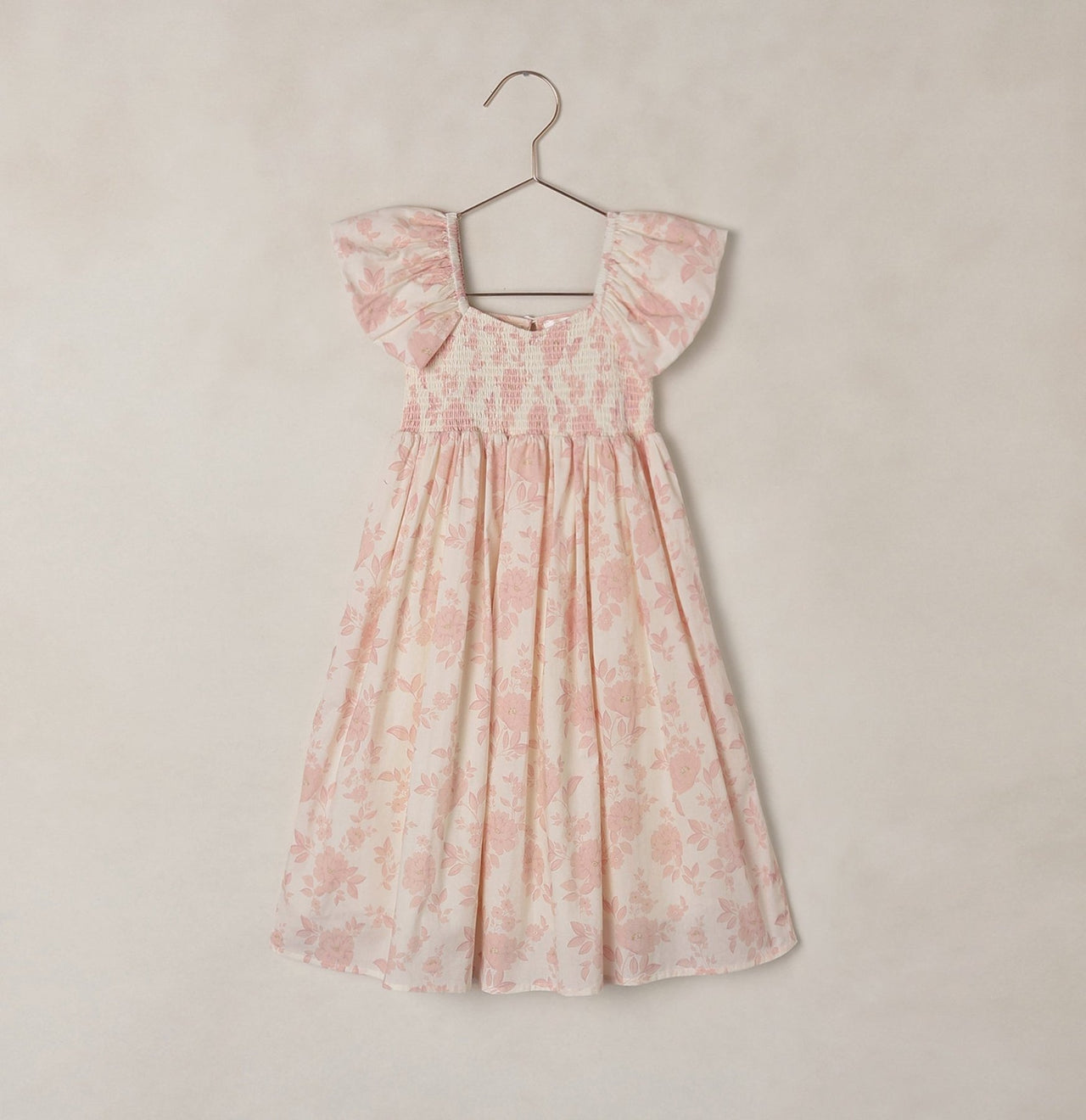 Noralee Hazel Dress Blush English Rose - Ivory  | HONEYPIEKIDS