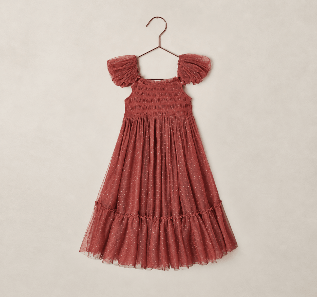 Noralee Holiday Girls Clara Dress - Ruby | HONEYPIEKIDS