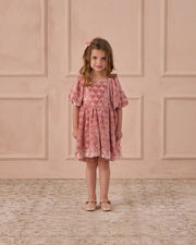 NoraLee Nina Dress - Lipstick Hearts | HONEYPIEKIDS