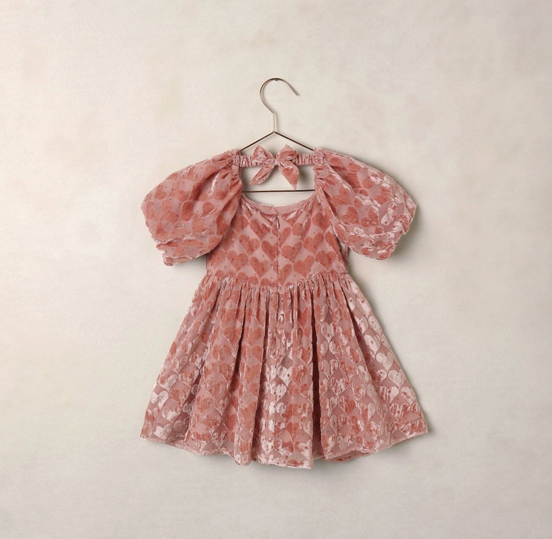 NoraLee Nina Dress - Lipstick Hearts | HONEYPIEKIDS