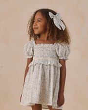 NoraLee Olivia Dress - SKY FLORAL | HONEYPIEKIDS