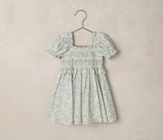 NoraLee Olivia Dress - SKY FLORAL | HONEYPIEKIDS